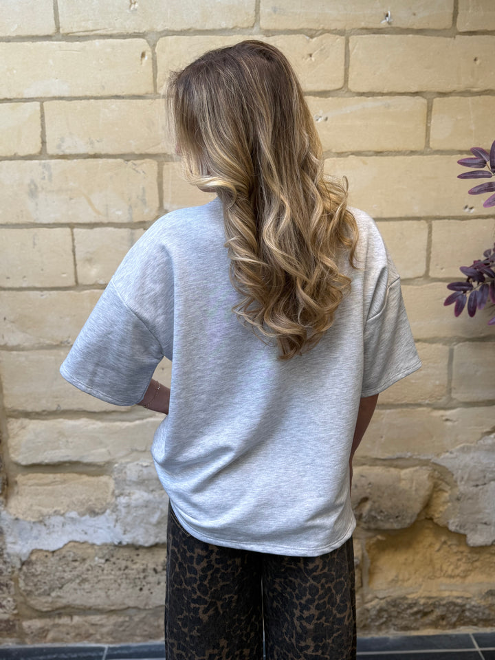 T-shirt Sweater Bo Grijs