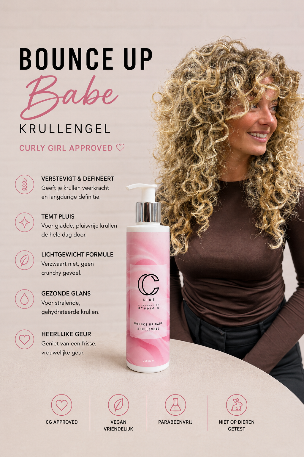 Bounce Up Babe Krullengel