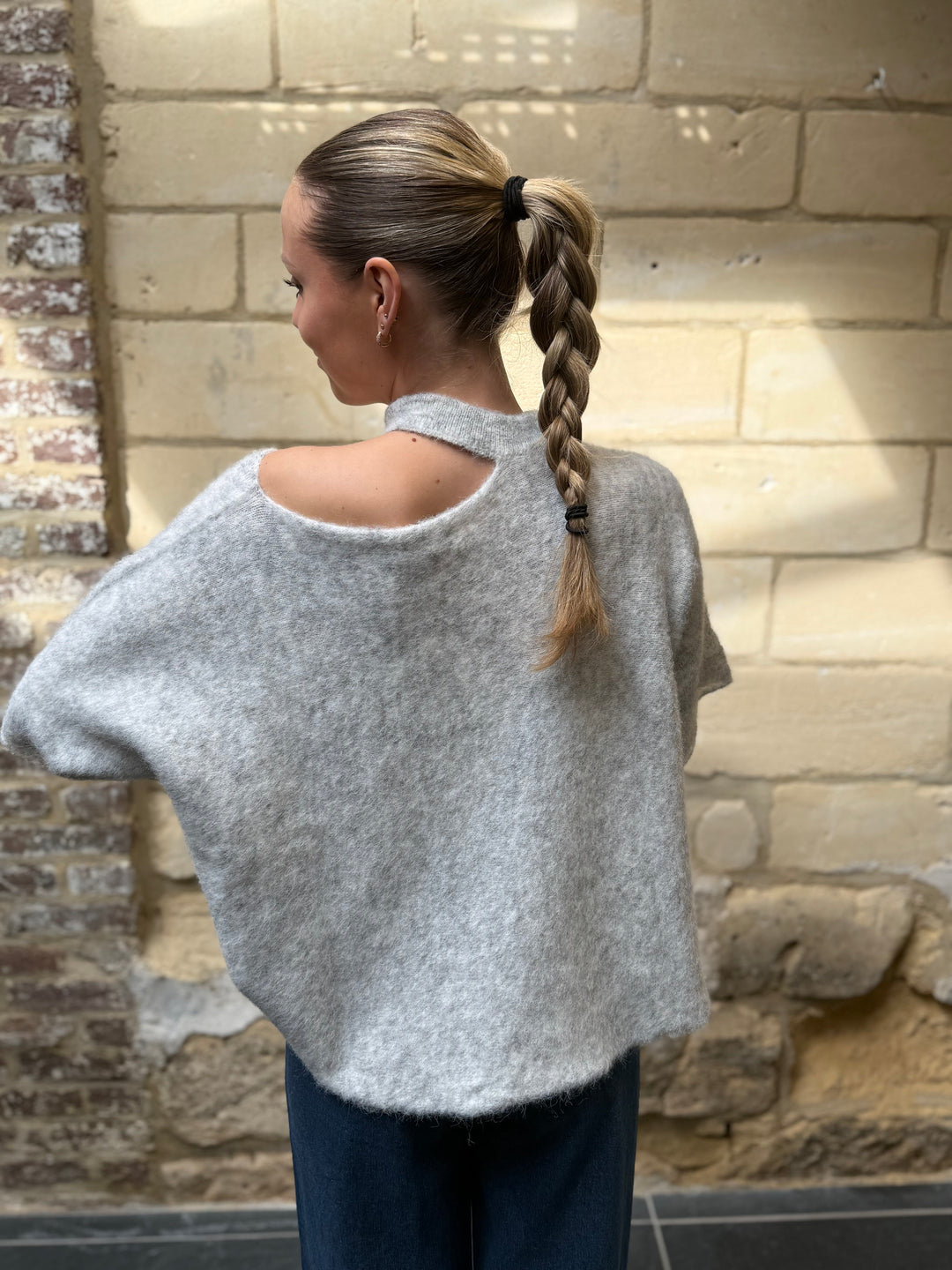 Top Lilly Licht Grijs