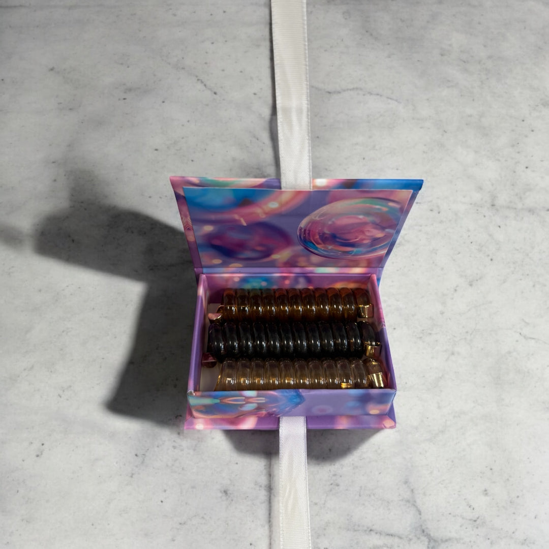 Bubble Bun Haarsprings – Set van 3