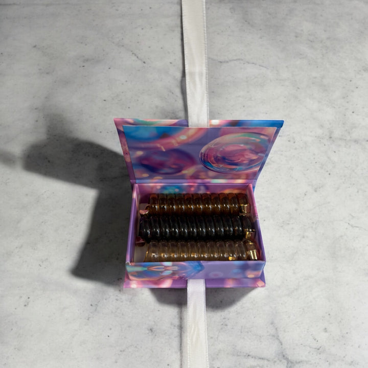 Bubble Bun Haarsprings – Set van 3