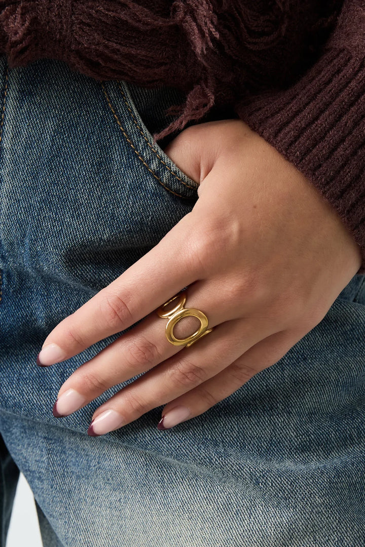 Ring Goud Daphne - Verstelbaar