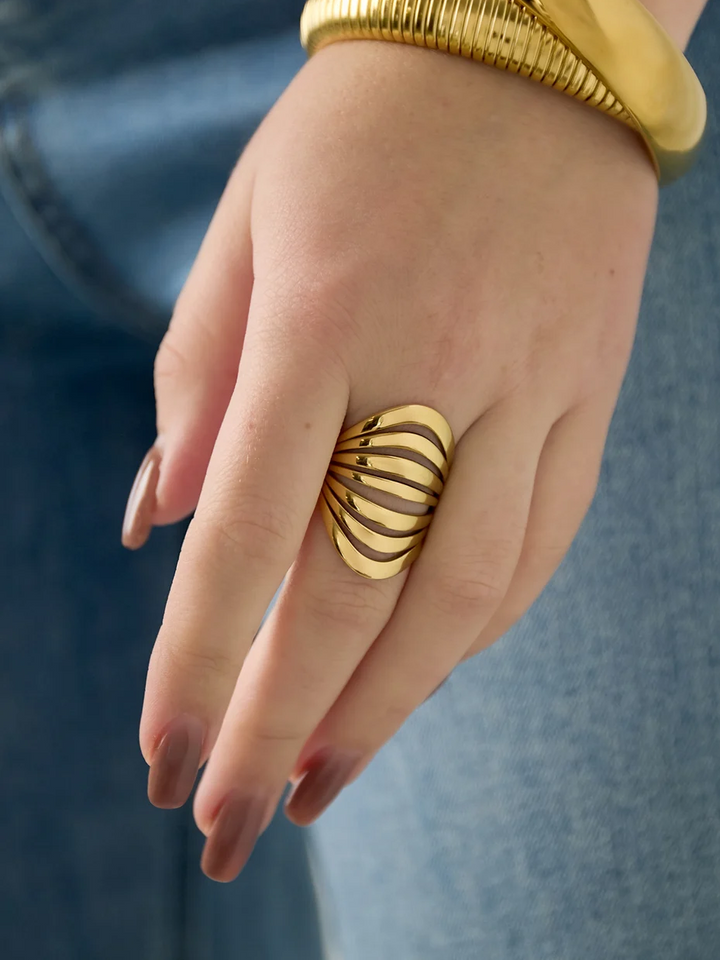 Ring Goud Nina - Verstelbaar